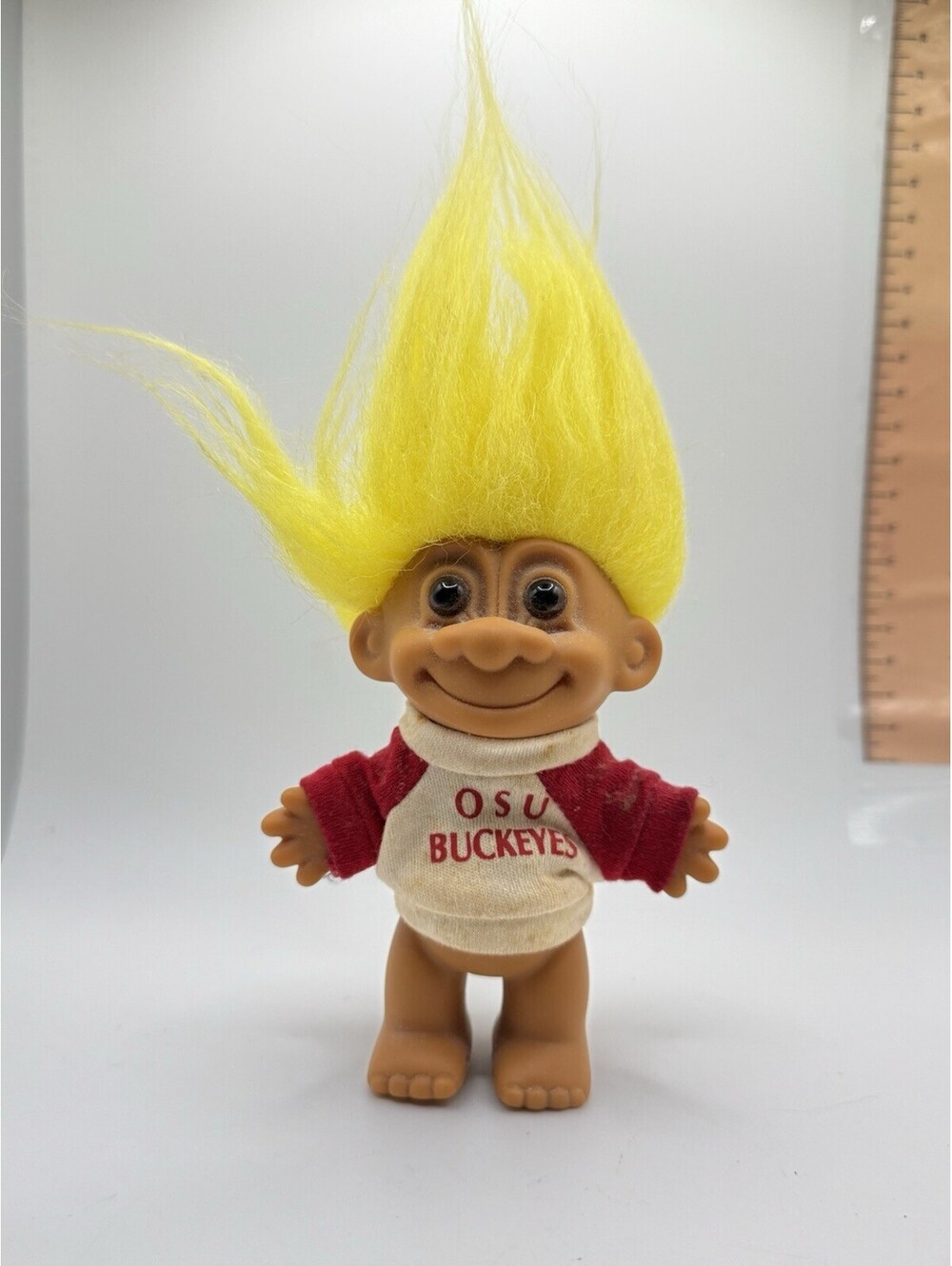 Vintage Russ OSU Buckeyes Troll - Yellow Hair